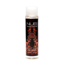 Ulei de masaj, NUEI - HOT OIL, sarutabil, cu efect de incalzire si aroma de Cocos, 100 ml
