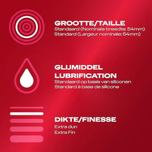 Prezervative ultra subtiri Durex Thin Feel, Extra Thin, 52 mm, 1 cutie x 10 buc
