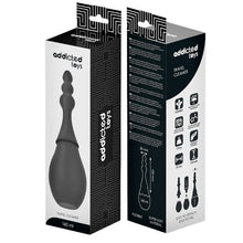Duș anal ADDICTED TOYS Travel Cleaner Model 4, capacitate 160 ml, compact și ușor de folosit, din silicon moale, negru
