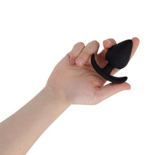 Plug anal ADDICTED TOYS Anal Plug XL, lungime 9.5 cm, diametru 5.1 cm, din silicon, negru (mare)