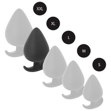 Plug anal ADDICTED TOYS Anal Plug XL, lungime 9.5 cm, diametru 5.1 cm, din silicon, negru (mare)