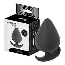 Plug anal ADDICTED TOYS Anal Plug XL, lungime 9.5 cm, diametru 5.1 cm, din silicon, negru (mare)