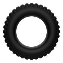 Set 4 inele pentru penis ADDICTED TOYS Cock Ring Set, din silicon flexibil, diametre progresive 2.1 - 2.8 cm, negru