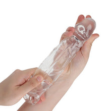 Manșon pentru penis ADDICTED TOYS Extend Your Penis Length M, pentru extensie și îngroșare, design realist, 18 cm, transparent