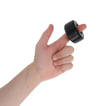 Inel pentru penis ADDICTED TOYS Extra Thick Cock Ring, design în formă de anvelopă, diametru 2.8 cm, negru