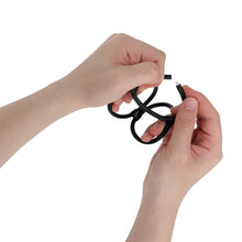 Set 3 inele pentru penis conectate ADDICTED TOYS Triple Cock Ring, din silicon, diametre 4.5 - 6 cm, negru