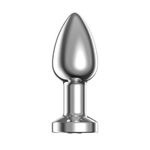 Vibrator anal AFTERDARK Dimpor Vibrating Plug, 10 funcții de vibrație, lungime 10.2 cm, diametru 4.1 cm (mărime L), argintiu
