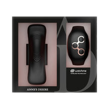 Vibrator pentru chilot ANNE’S DESIRE, control prin telecomandă tip ceas, 7 funcții de vibrație, rezistent la apă, negru