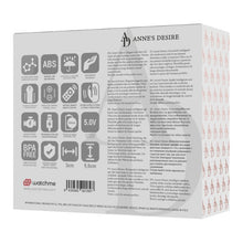 Vibrator pentru chilot ANNE’S DESIRE, control prin telecomandă tip ceas, 7 funcții de vibrație, rezistent la apă, negru