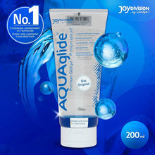 Lubrifiant gel premium AQUAglide Original, pentru lubrifiere de lunga durata, pe baza de apa, 200 ml