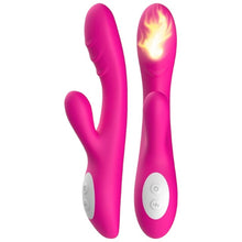 Vibrator rabbit ARMONY Spark Vibrator, cu funcție de încălzire, 9 funcții de vibrație, silențios, rezistent la apă, roz
