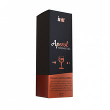 Gel INTT APEROL, efect 4 in 1 - masaj erotic, sex oral, excitare si cresterea libidoului, lubrifiant, cu efect de incalzire, 30 ml