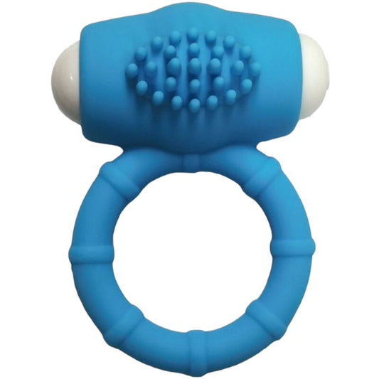 Inel vibrator Armony - Power, pentru cupluri, din silicon, albastru