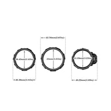 Set 3 inele pentru penis ARMONY - Calavera, silicon, negru