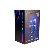 Vibrator dublu B-SERIES Double Fun, control prin aplicație, 10 funcții de vibrație, rezistent la apă IPX7, din silicon, mov