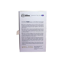 Vibrator dublu B-SERIES Double Fun, control prin aplicație, 10 funcții de vibrație, rezistent la apă IPX7, din silicon, mov