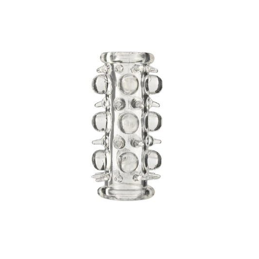 Manșon pentru penis B-SERIES, pentru stimulare intensă și îngroșare, lungime 7 cm, culoare transparent (67-00014)