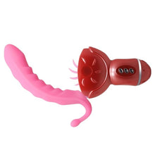 Vibrator BAILE Rolling Fun II, în formă de roată, pentru clitoris și punctul G, funcție de simulare sex oral, 6 funcții de rotație, roz