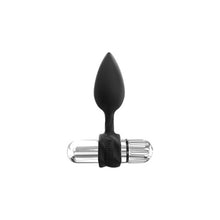 Set plug anal BATHMATE Anal Training Plugs Vibe, 3 dopuri anale + vibrator bullet cu 10 funcții de vibrație, negru cu argintiu