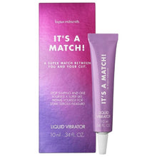 Balsam vibrator BIJOUX INDISCRETS It’s A Match, pentru stimularea clitorisului, cu efect de încălzire și furnicături, 10 ml