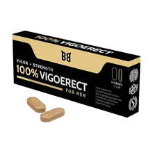 Capsule BLACK BULL 100% Vigoerect, pentru erecții puternice, libido și performanțe sexuale îmbunătățite, 4 buc (PTS)
