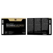 Capsule BLACK BULL Testomen & Pure Energy, pentru testosteron, libido și performanțe sexuale îmbunătățite, 20 buc (PTS)