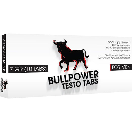 Capsule BULLPOWER Testo Tabs pentru erecții puternice și performanțe sexuale îmbunătățite, 10 buc
