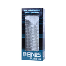 Manșon pentru penis BAILE Penis Sleeve, pentru stimulare intensă și îngroșare, lungime 14 cm, din silicon, transparent