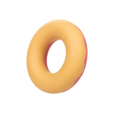 Inel pentru penis CALEXOTICS Dickin’ Donuts, în formă de gogoașă, din silicon elastic și confortabil, diametru 2.5 cm, roz