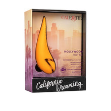 Stimulator clitoris CALEXOTICS Hollywood Hottie, cu funcție Power Boost, 10 funcții de vibrație, rezistent la apă, portocaliu