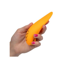 Stimulator clitoris CALEXOTICS Hollywood Hottie, cu funcție Power Boost, 10 funcții de vibrație, rezistent la apă, portocaliu
