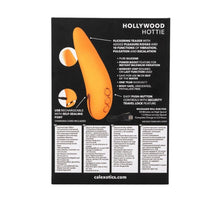 Stimulator clitoris CALEXOTICS Hollywood Hottie, cu funcție Power Boost, 10 funcții de vibrație, rezistent la apă, portocaliu