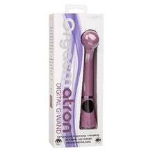 Aparat de masaj CALEXOTICS Orgasmatron Digital G-Wand, pentru corp și zonele intime, cu ecran LED, 10 funcții de vibrație, mov