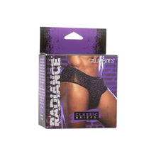 Chilot sexy bărbați CALEXOTICS Radiance Classic Briefs, lenjerie erotică din plasă cu strasuri, negru, mărime universală (45-3)