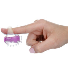 Vibrator pentru deget CASUAL LOVE Thimble Vibrator, din TPR, pentru stimulare clitoris și zone erogene, mov