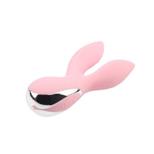 Vibrator CHISA Aphrovibe Oh My Rabbit, cu urechi de iepuraș, pentru clitoris și zone erogene, 10 funcții de vibrație, roz cu argintiu