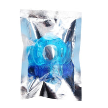Inel vibrator CHISA, pentru penis și stimularea clitorisului, 1.8 cm diametru, material flexibil, albastru, CN-101663431