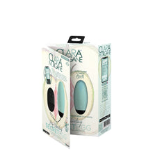 Ou vibrator CLARA MORGANE My Vibrating Secret Egg, control prin telecomandă și aplicație, 10 functii de vibratie, albastru turcoaz