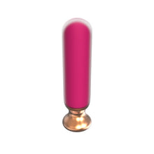 Plug anal vibrator CNT GUARD OFF Sweet Bomb Bevel, control prin aplicație, 9 funcții de vibrație, 12 cm, roz cu auriu