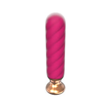 Plug anal vibrator CNT GUARD OFF Sweet Bomb Swirl, control prin aplicație, 9 funcții de vibrație, 12.7 cm, roz cu auriu