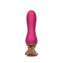 Plug anal vibrator CNT GUARD OFF Sweet Bomb Waving, control prin aplicație, 9 funcții de vibrație, 13 cm, roz cu auriu