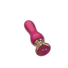 Plug anal vibrator CNT GUARD OFF Sweet Bomb Waving, control prin aplicație, 9 funcții de vibrație, 13 cm, roz cu auriu