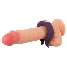 Inel vibrator pentru penis COUPLES CHOICE Couple’s Ring, 10 funcții de vibrație, rezistent la apă, diametru 3.7 cm, mov