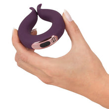 Inel vibrator pentru penis COUPLES CHOICE Couple’s Ring, 10 funcții de vibrație, rezistent la apă, diametru 3.7 cm, mov