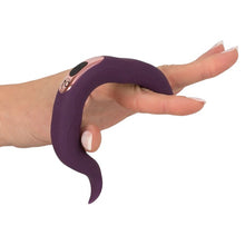 Inel vibrator pentru penis COUPLES CHOICE Couple’s Ring, 10 funcții de vibrație, rezistent la apă, diametru 3.7 cm, mov