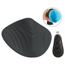 Vibrator cupluri COUPLES CHOICE Lay-on Multi Toy, stimulator clitoris și masturbator, 10 funcții de vibrație, negru cu albastru