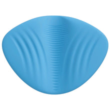 Vibrator cupluri COUPLES CHOICE Lay-on Multi Toy, stimulator clitoris și masturbator, 10 funcții de vibrație, negru cu albastru