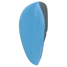 Vibrator cupluri COUPLES CHOICE Lay-on Multi Toy, stimulator clitoris și masturbator, 10 funcții de vibrație, negru cu albastru