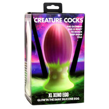Ou de extraterestru CREATURE COCKS XL Xeno Egg, pentru jocuri de fantezie, lungime 15.4 cm, diametru 7.8 cm, fluorescent