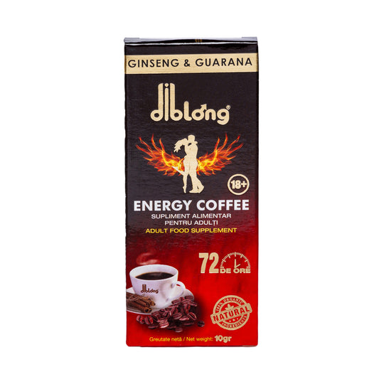 Cafea afrodisiac premium concentrat, DIBLONG GINSENG COFFEE, pentru barbati, pentru potenta, erectie, anti ejaculare precoce si cresterea libidoului, 100% natural, 10 gr
